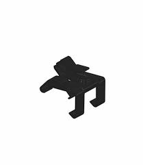 Esdec ClickFit Evo kabelclip voor montagerail